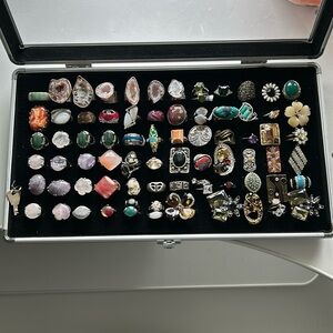 Lot of over 75 rings